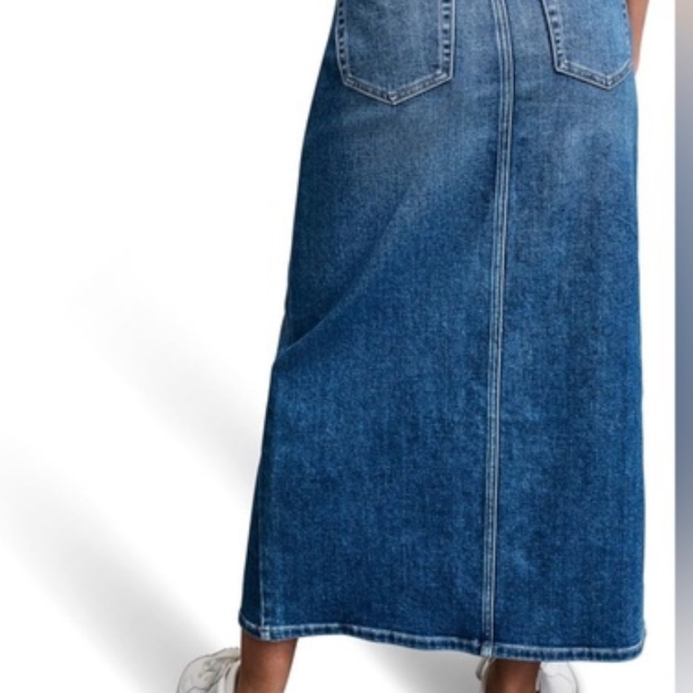 NWT - Maxi Jean Skirt / Long DKNY Denim Pencil Skirt/ Maxi Skirt - Picture 4 of 12